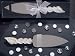 Love Cake Server Pearl White (Set of 48) - Baby Shower Gifts & Wedding Favors