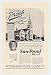 1925 Old South Church Newburyport MA Pittsburgh Paint Print Ad (12485)