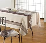 Nappe anti tache rectangulaire 150x240 cm Manosque camel - NEUF