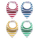 Lovelybaby 4枚セット ベビー スタイ ビブ 柔らかい よだれかけ (J)