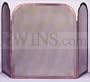 UniFlame S-1328 3 Panel Antique Copper Fireplace Screen