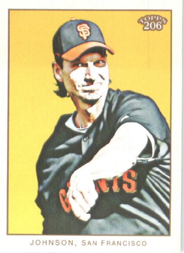 2009 Topps 206 Baseball Card #82 Randy Johnson San Francisco Giants® Mint Condition- Shipped In Protective ScrewDown Display Case!