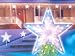 14" Clear Lighted Twinkling Christmas Star Tree Topper or Pathway Marker