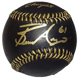 Bronson Arroyo Autographed Black Official Major League Baseball W/PROOF, Picture of Bronson Signing For Us, Cincinnati Reds, Boston Red Sox, 2004 World Series Champion, Pittsburgh Pirates