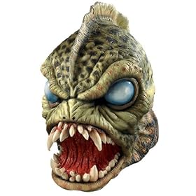 Scary Swamp Monster Black Lagoon Halloween Costume Mask