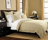 Classic Cotton Sateen Quilt Coverlet King, Ivory