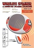 Wireless Speaker Mouse Pad - Connects to MP3 (Silver) (.75H x 11W x 8D)