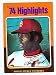 Lou Brock baseball card 1975 Topps #2 Record Breaker (St. Louis Cardinals Hall of Famer)