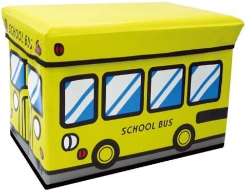 Storage box stool school bus (japan import) by You Company