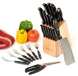 Frügl 24-piece Cutlery Set with Wooden Block