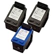 Sophia Global Remanufactured Ink Cartridge Replacement for HP 21 and HP 22 (2 Black, 1 Color)