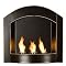 Wall-Mounted Indoor/Outdoor Fireplace - Black
