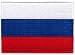Russia Flag Embroidered Patch Russian Federation Iron-On National Emblem