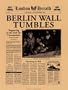Berlin Wall Tumbles Art Poster Print, 12x16