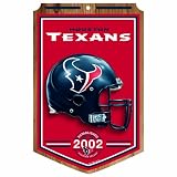 NFL Houston Texans 11-by-17 Wood Sign Traditional Look
