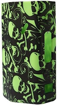 Anti-slip Protection Colorful RX200 Case for Wismec Reuleaux RX200 Skin Sleeve Cover Wrap (Skull)