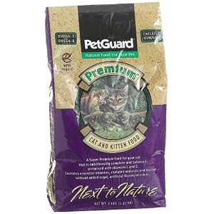 PetGuard Super Premium Cat and Kitten Food — 4 lbs