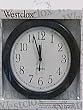 GENERAL 46991 WESTCLOX SIMPLICITY QUART Z WALL CLOCK BLACK
