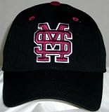 Mississippi State Bulldogs Black One-Fit Hat