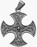 Sterling Silver Celtic 4 -Way Trinity Knot Pendant