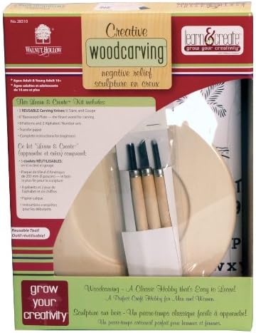 Walnut Hollow Creative Woodcarving Negative Relief Kit