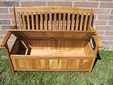Oxford Indoor or Outdoor Garden Storage Bench