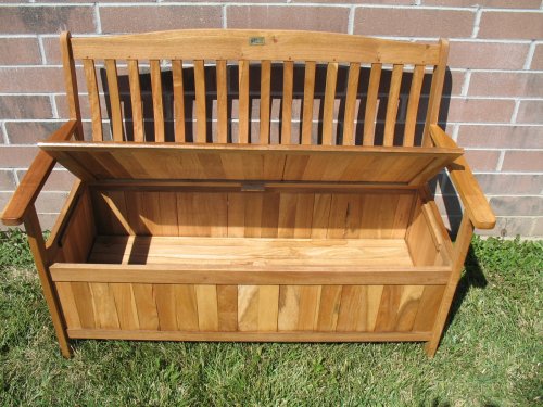 Oxford Indoor or Outdoor Garden Storage Bench