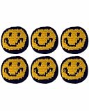 Set of 6 Hacky Sacks - Happy Face