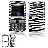Samsung i907 Epix Cell Phone Zebra Design Protective Case Faceplate Cover