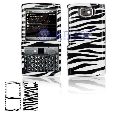 Samsung i907 Epix Cell Phone Zebra Design Protective Case Faceplate Cover