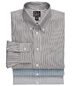 Traveler Pinpoint Fine-Line Buttondown Collar Dress Shirt