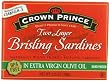 Crown Prince Two Layer Brisling Sardines in Extra Virgin Olive Oil, 3.75-Ounce Cans (Pack of 12)