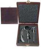 Ruda Overseas 384 Wine Set x 4 Wood Box Dark