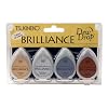 Tsukineko 4-Pack Brilliance Dew Drop Inkpads, Planetarium