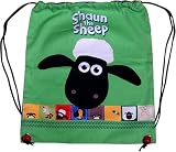 Shreds Shaun the Sheep Green Cotton Kit Bag