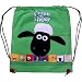 Shreds Shaun the Sheep Green Cotton Kit Bag