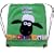 Shreds Shaun the Sheep Green Cotton Kit Bag