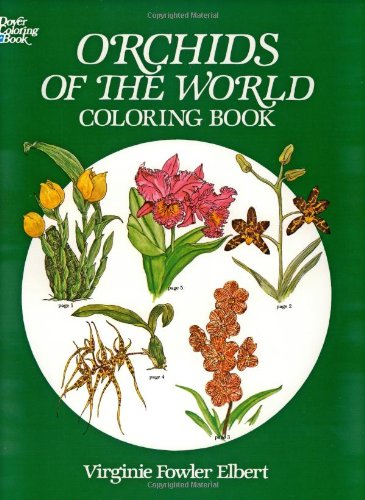 Orchids of the World Coloring Book (Colouring Books)