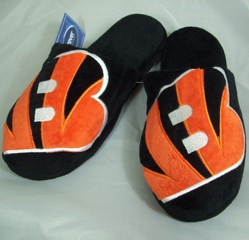 Cincinnati Bengals Big Logo Hard Sole Slide Slippers
