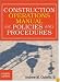 Construction Operations Manual of Policies and Procedures (Construction Operations Manual of Policies & Procedures)