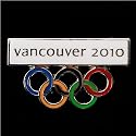 2010 Winter Olympics 5 Rings Collectible Pin