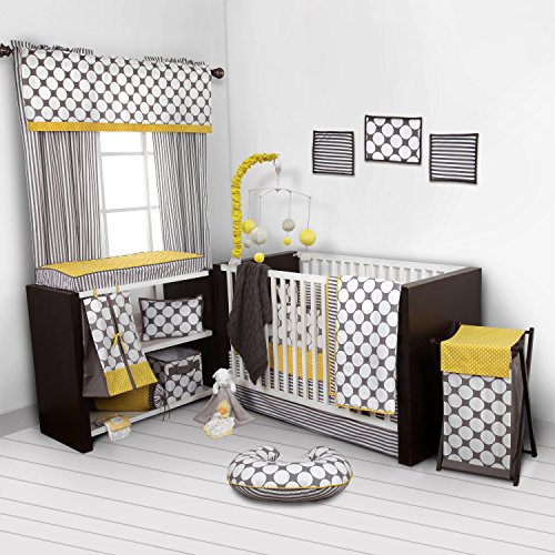 Yellow and Grey Nursery Bedding