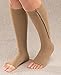 Zipper Compression Socks (Large, Beige#)