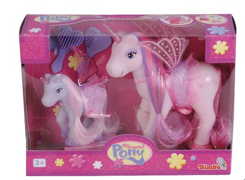 Imagen 4 de Simba 105945234  - Mi Pony Dulce, unicornio, dos caballos, con las alas, 3 - Ordenar. [importado de Alemania]