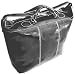 Floto Medium Piana Tote Black Italian Leather Luggage Weekend Bag