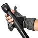 Alki'i Suede Palm Wool Thermal Insulation Fingerless Texting Work Gloves with Mitten Cover, Grey