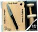 T&G Bar Gift Set: Knife, Corkscrew and Hevea Board (gift boxed)