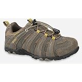 Kid's Hi-Tec REDONDO WP Hiking Sneakers BROWN 1 M