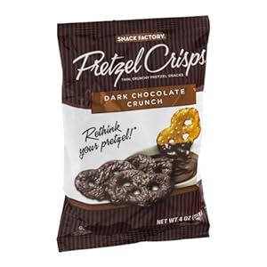 dark chocolate pretzel crisps
