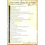 Dalai Lama Live One Day At A Time Art Poster Print - 24x36